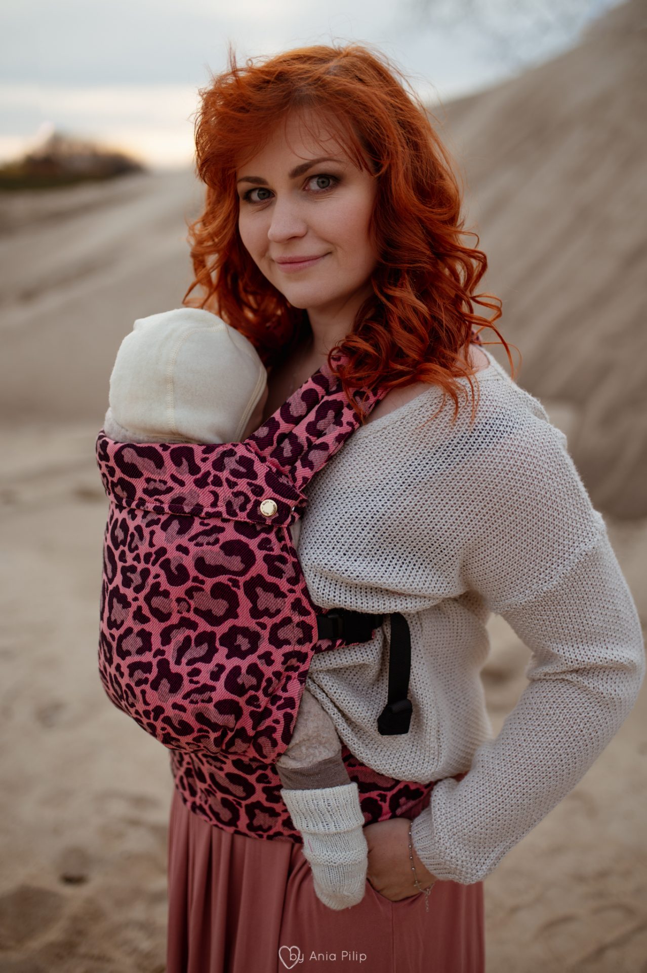 QUSY BABY CARRIER LEPARD PAPARAZZI